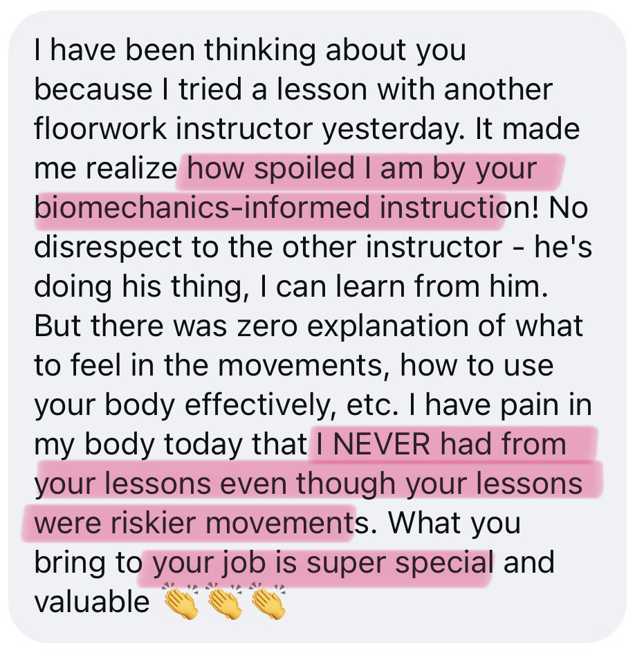 Student review screenshot 1